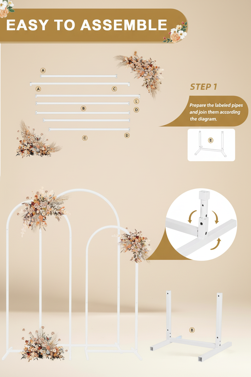 THE CEREMONY ARCH - Assembly Instructions