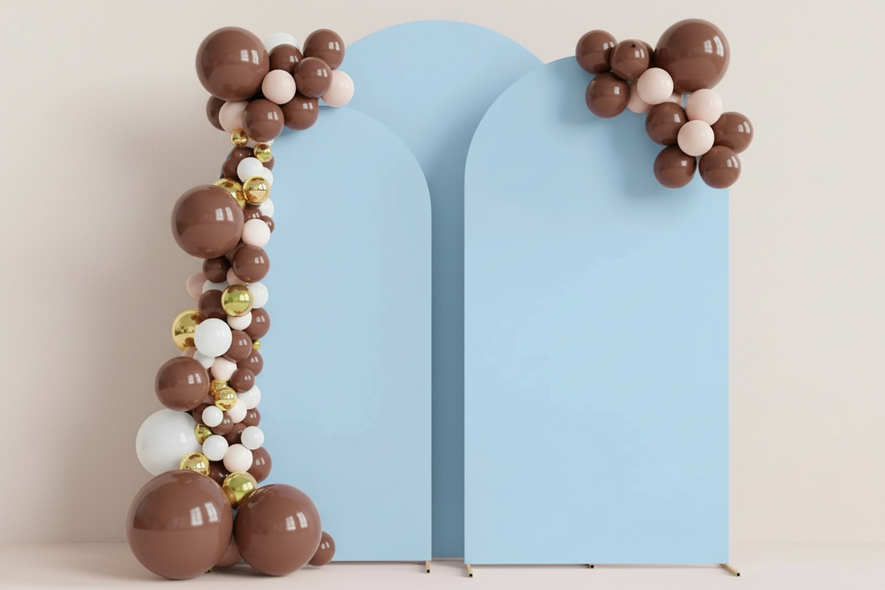 THE ARCH DRAPE - Light Blue