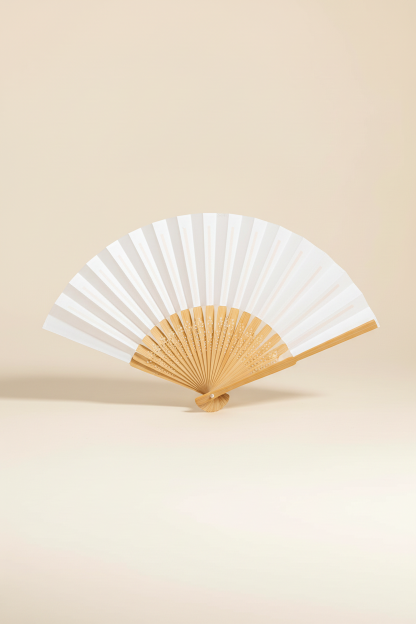 THE CEREMONY BREEZE - Elegant white fan