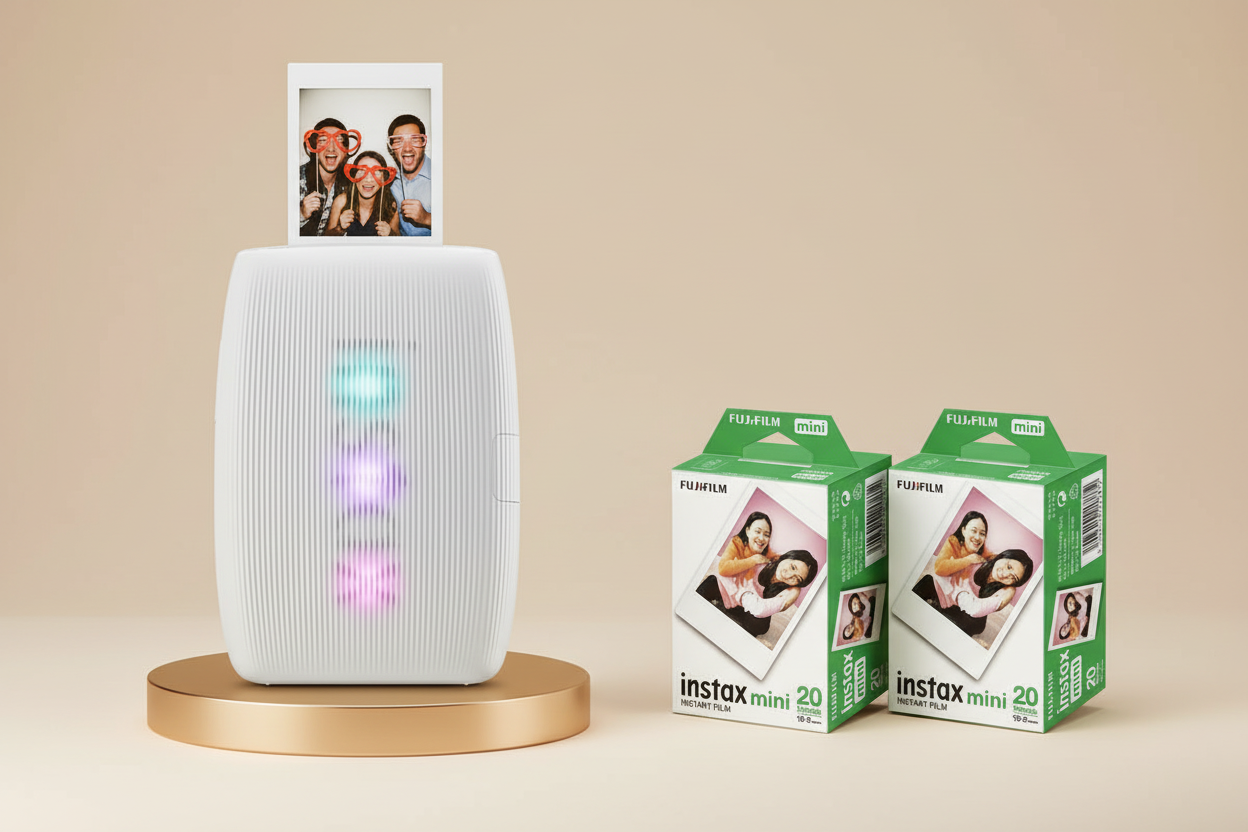 THE INSTANT PRINT - Printer with 2 Film Packs