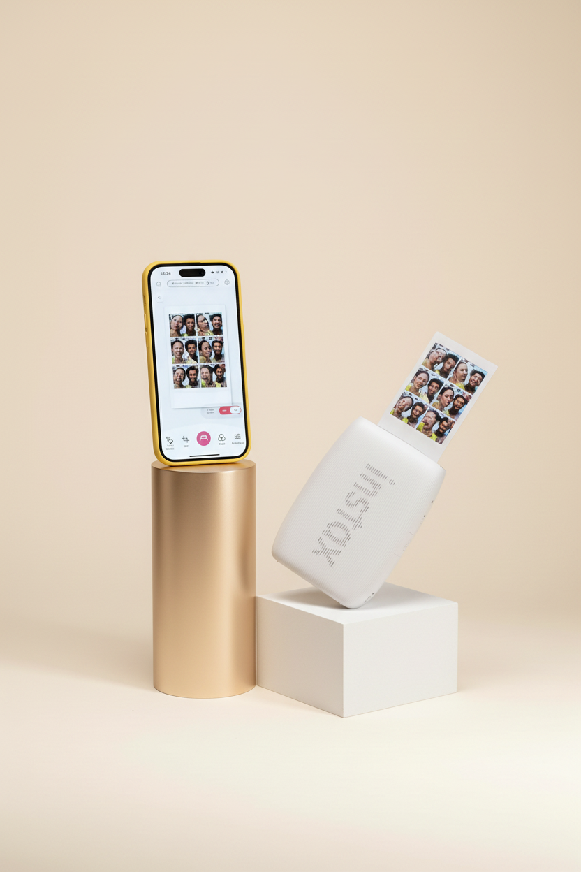 THE INSTANT PRINT - White