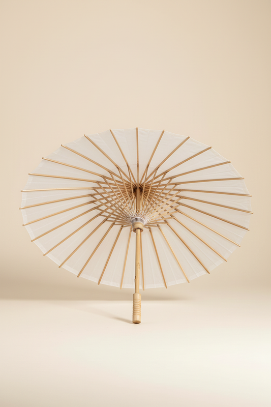 THE PAPER PARASOL - Elegant white parasol