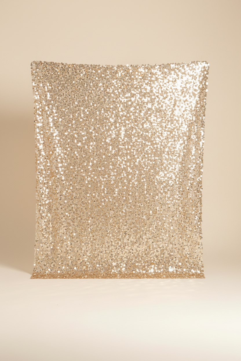 THE SHIMMER WALL - Light Gold/Champagne