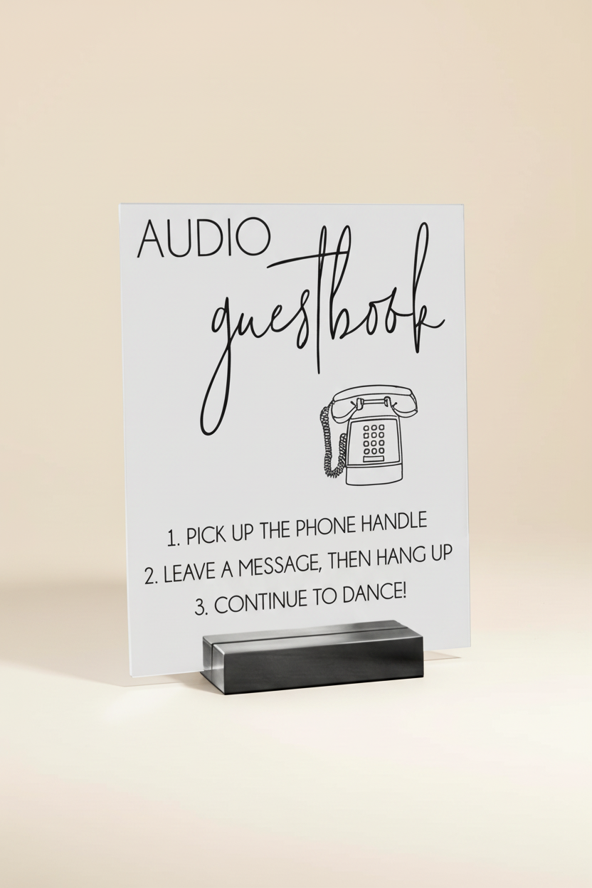 THE VOICEMAIL SIGN - Exact replica