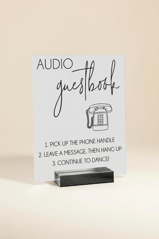 THE VOICEMAIL SIGN - Exact replica